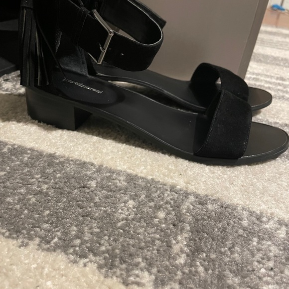 Block heel ankle strap two piece shoes - Picture 3 of 4